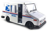 KiNSMART - UPS Mercedes-Benz Sprinter + United States Postal Mail Truck Grumman LLV 5 Inch Die Cast Metal Model Toy Van & Trucks SetOf2