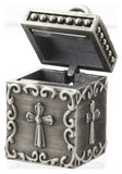 Ganz Angel Prayer Box Trinket - Triple Angels Charm Pewter