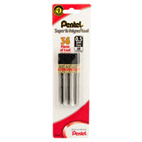 Pentel Super Hi-Polymer Lead Refill (0.5mm) Fine, 2B, 36 Total Pieces