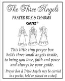 Ganz Angel Prayer Box Trinket - Triple Angels Charm Pewter