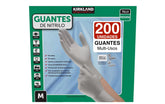 Kirkland Signature Nitrile Gloves, Box of 200, Medium for Health Care, Food Service, Home other uses.