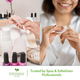 Intrinsics Premium Cotton Ovals (50 Count) – Dual-Sided 3” Medium-High Absorbency Large Cotton Pads, Lint-Free Hypoallergenic Cotton for Makeup Removal, Cleansing, and Exfoliation