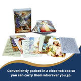 Pack of 54 Assorted Holy Cards with Catholic Saints and Prayers