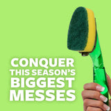 Scotch-Brite Heavy Duty Dishwand Kit, Includes 1 Wand & 2 Refill Pads, Keep Hands Out of The Mess