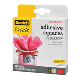 Scotch Adhesive Squares, Permanent Double-Sided Tape Squares for Crafting, Art, Gift Wrapping and More, .45 in x .45in., 1-Pack, 1000 Total