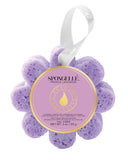 Spongelle French Lavender Wild Flower Buffer Body Scrubber | Bath & Shower Loofah for Women | Exfoliator with Body Wash Infused Sponge | 14+ uses