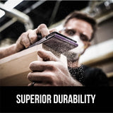 3M Advanced Sandpaper, 20 Sheets, 220 Grit, 3M Pro Grade Precision, Features No-Slip Grip Backing, 9-in x 11-in, For Sanding Wood, Drywall, or Metal, Can be Used on Wet or Dry Surfaces (26220CP-P-G)