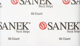 Sanek Display Neck Strips, 60 Count, Pack of 12