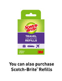 Scotch-Brite Mini Travel Lint Roller, Works Great On Pet Hair, 30 Sheets