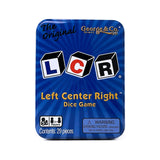 LCR® Left Center Right™ Dice Game - Blue Tin