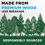 Ticonderoga Envirostik Wood-Cased Pencils, #2 HB Soft, Natural, 12 Count