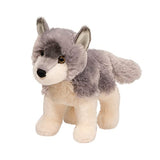 Douglas Ashes Wolf Plush Stuffed Animal - 8-Inch Long