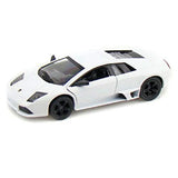 KiNSMART Lamborghini Murcielago LP640 1:36 Scale 5" Die Cast Model Super Sports Car Toy (White)
