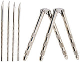 Chef Craft 21629-2PK Stainless Steel Set, 2 Nut Crackers and 4 Picks