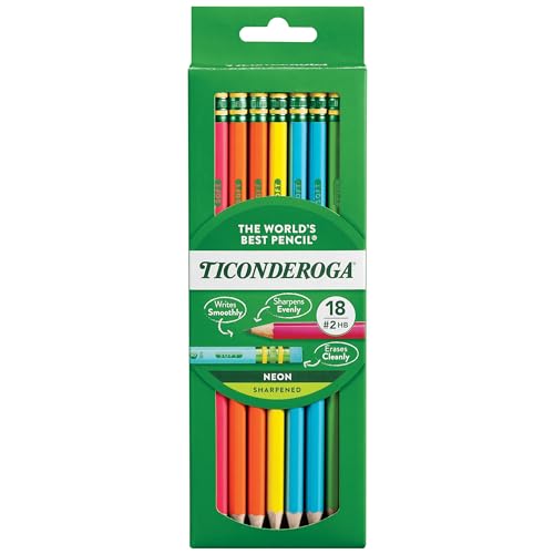 Ticonderoga Wood-Cased Pencils, Pre-Sharpened