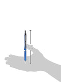 PENTEL EnerGel Alloy RT Retractable Liquid Gel Pen.7mm, Blue Barrel, Black Ink (BL407CA)