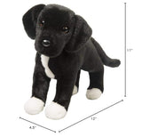 Douglas Twister Black Lab/Pit Bull Mix Plush Stuffed Animal | 16-inch