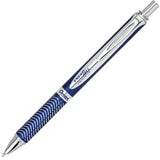 PENTEL EnerGel Alloy RT Retractable Liquid Gel Pen.7mm, Blue Barrel, Black Ink (BL407CA)