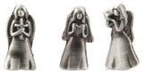 Ganz Angel Prayer Box Trinket - Triple Angels Charm Pewter