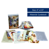 Pack of 54 Assorted Holy Cards with Catholic Saints and Prayers