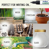 Artline Garden Marker | Water Resistant | Quick Dry Ink Great For Outside Use (4 Markers)