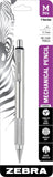 Zebra Pen M-701 Mechanical Pencil, Stainless Steel Barrel, Medium Point, 0.7mm, 1-Pack (59411)