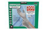 Kirkland Signature Nitrile Gloves, Box of 200, Medium for Health Care, Food Service, Home other uses.