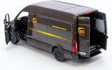 KiNSMART - UPS Mercedes-Benz Sprinter + United States Postal Mail Truck Grumman LLV 5 Inch Die Cast Metal Model Toy Van & Trucks SetOf2