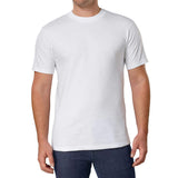 Kirkland Signature Men’s Crew Neck White Tee, Medium (Pack of 6)