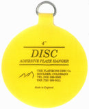 Invisible English Disc Adhesive Large Plate Hanger Set (4-4 Inch Hangers)