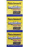 Fleischmann's Rapid Rise Instant Yeast Fast Acting 0.25 Ounce, 3 Count - PACK OF 8