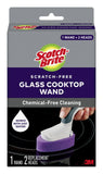Scotch-Brite Glass Cooktop Wand with Refill Pads, Cleans With Just Water, Tackle Burnt-On Messes, 1 Wand and 2 Replacement Heads