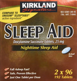 Kirkland Signature Sleep Aid, 192 Tablets