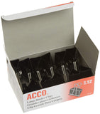 ACCO Binder Clips, Large, 2 Boxes, 12 Clips/Box (72102)