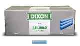 Dixon - 464-88815 Industrial Railroad Crayon Chalk with Tapered 4" x 1" Sticks, Blue, 72-Pack (88815)