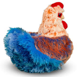 Douglas Henrietta Blue Lace Hen Chicken Plush Stuffed Animal