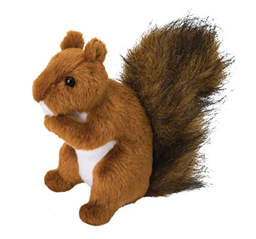 Douglas Roadie Red Squirrel Plush Stuffed Animal | 6-Inch Sitting