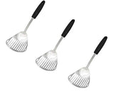 Chef Craft Stainless Steel Slotted Skimmer | 13-Inches Long | 3-Pack