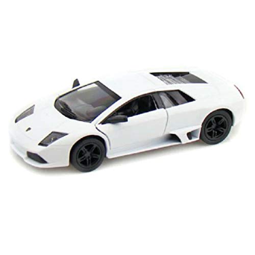 KiNSMART Lamborghini Murcielago LP640 1:36 Scale 5" Die Cast Model Super Sports Car Toy (White)