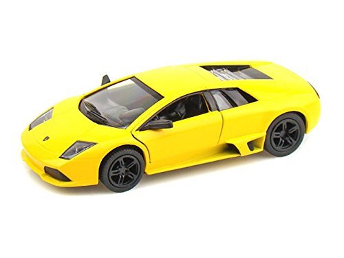 KiNSMART Lamborghini Murcielago LP640 1:36 Scale 5" Die Cast Model Super Sports Car Toy (Yellow)