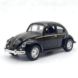 KiNSMART - 1967 Volkswagen Classic Beetle 5 Inch 1:32 Scale Die Cast Metal Model Toy (Black)