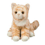 Douglas Adele Orange Tabby Cat Plush Stuffed Animal, 9 Inch Soft Kitten Toy