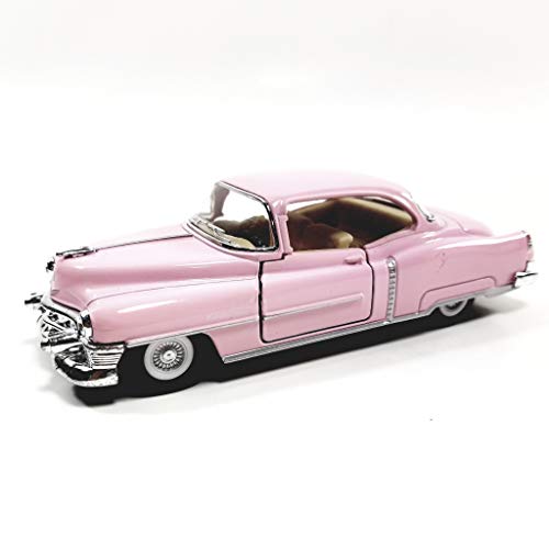 KiNSMART 1953 Cadillac Series 62 Cotton Candy Pink 5 Inch 1:43 O Scale Die Cast Metal Model Toy Classic Vintage Car