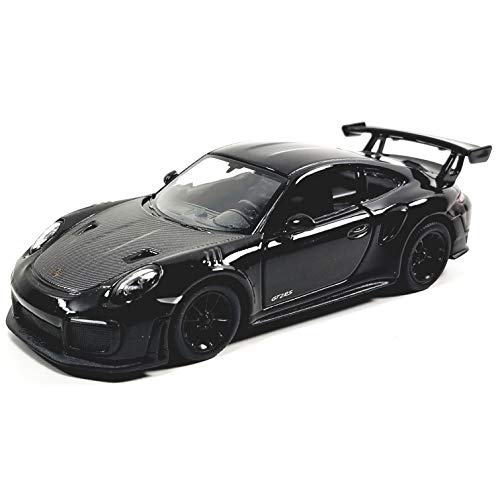 KiNSMART - 2010 Porsche 911 GT2 RS 1:36 Scale 5" Die Cast Metal Model Toy Sports Car (Black)