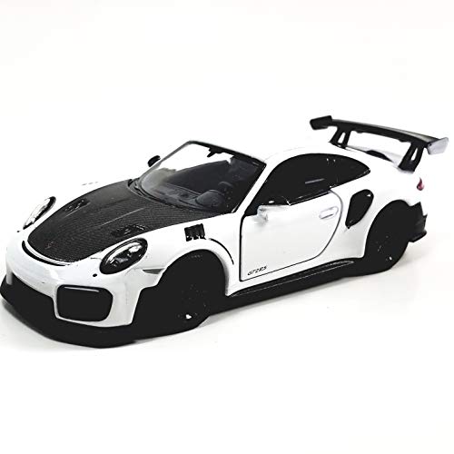 KiNSMART - 2010 Porsche 911 GT2 RS 1:36 Scale 5" Die Cast Metal Model Toy Sports Car (White)