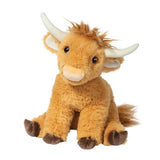 Douglas Scottie Highland Cow Plush Stuffed Animal, 7 Inch Soft Farm Toy