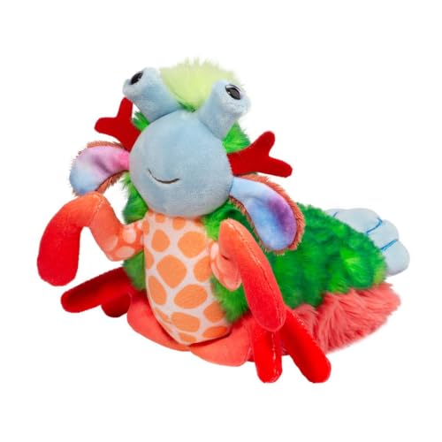 Douglas Punchie Mantis Shrimp Plush Stuffed Animal, 10 Inch Soft Realistic Sea Creature