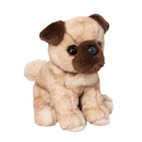 Douglas Puggie Pug Plush Stuffed Animal, 8 Inch Soft Puppy Toy